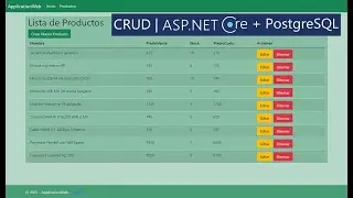 0️⃣7️⃣👨‍💻CRUD in ASP.NET Core MVC | PostgreSQL: Easier than you think | Tutorial 2025🔥