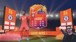 86 HEADLINERS ABRAHAM PLAYER REVIEW! - IS HE WORTH UNLOCKING? - FIFA 20 ULTIMATE TEAM