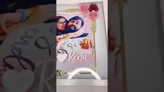 Flower shadow box Hand craft photo frame gift in Toronto Canada