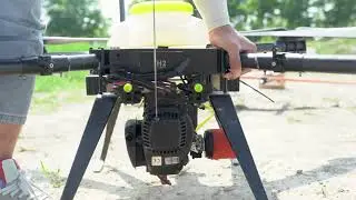 THEA 140 Hybrid Pro Industrial Drone start demo