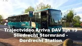 Arriva Lijn 13 Sliedrecht Stormrand - Dordrecht Station (2014)