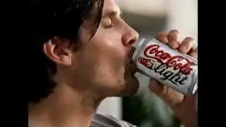 Coca-Cola Light Werbung B&uuml;ro 1997