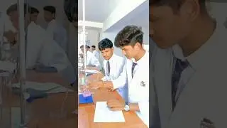 Titration Practical Time 🔥 | Pharmacy Students | #trending #pharmacy #practical #shorts #analysis