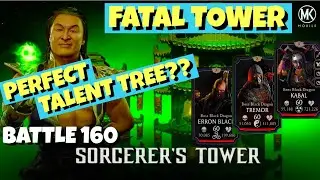 How to Beat Boss Battle 160!! Fatal Sorcerers Tower. Mortal Kombat Mobile Gameplay.