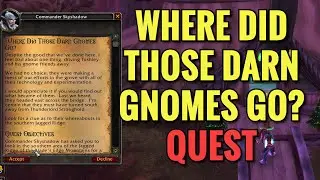 Where Did Those Darn Gnomes Go? Quest (WoW TBC)