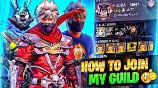 HOW TO JOIN MY GUILD 🤫 FREE FIRE GUILD JOIN ✨ FF GUILD JOIN TODAY 🔥 FREE FIRE GUILD JOIN 🤩 ADDA FF