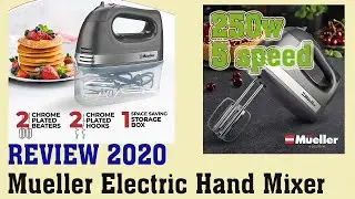 Mueller Electric Hand Mixer 5 Speed 250W Turbo Review 2020