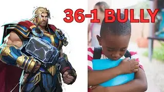 How To Be An Absolute BULLY On THOR In Marvel  Rivals! | 36-1 Competitive Gameplay!
