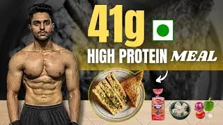 High Protein Paneer Sandwich Recipe | Pure Vegetarian | 41g Protein
