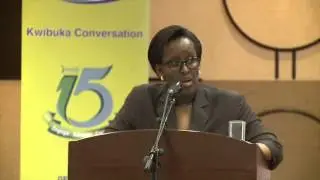 First Lady Jeannette Kagame speaking at the Mentorship Meet - 24 April 2016
