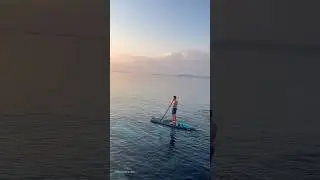 Unforgettable Family SUP Moments: Golden Hour Magic in Sithonia! 🌅 #sithonia #halkidiki #greece