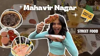 Exploring Mahavir Nagar &ldquo;Street Food&rdquo;🍜🌭 | Kandivali khau gali: Ramen, chaap, desert | Vlog 7 |