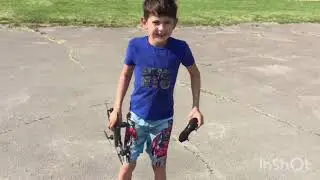 Как летает Квадрокоптер RC 8807