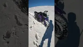 Yamaha MT09 dirt bike snow offroad adventure