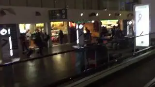Inside walk around of Mexico City airport terminal 2.   Jan 2017