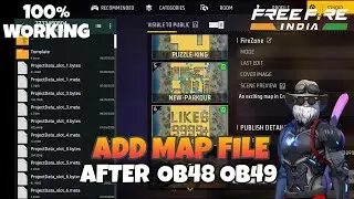 How to Add Craftland Map File in Free Fire After OB48 - OB49 Update | Edit MAP for UID Easily