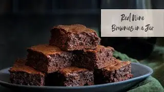 How to Make Red Wine Brownies in a Jar - Perfect for Gifting!