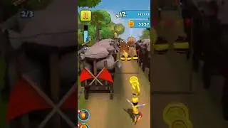 Little Krishna 3D gameplay video | Little Krishna vs putna🧞&zwj;♂️| game runway | 13Level #79 #shorts