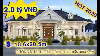 BT1- 137 MẪU BIỆT THỰ CỰC ĐẸP TRÊN MẢNH ĐẤT 1000M2 CỦA GIA CHỦ Ở VĨNH PHÚC.