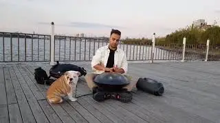 Hand pan playing