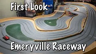 Emeryville Raceway 1/32 scale slot car track 4k