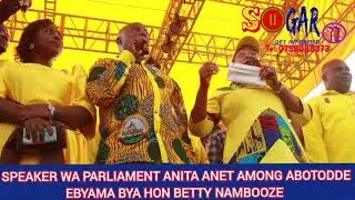 SPEAKER WA PARLIAMENT ANITA AMONG ABOTODDE EBYAMA BYA  HON BETTY NAMBOOZE KU SENTE EZISUKA AKAWUMBI