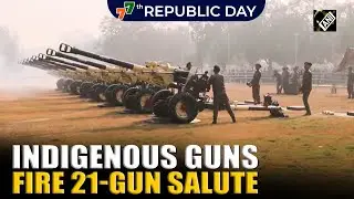 Moment! When Indigenous guns fired 21-Gun salute on 77th Republic Day celebrations at Kartavya Path