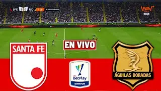 🔴 SANTA FE vs &Aacute;GUILAS DORADAS EN VIVO 🏆 LIGA DIMAYOR &ndash; RONDA 1 Video Game Simulation
