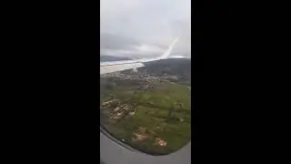 Latam Boeing 737 Dreamliner descent and landing in Cajamarca, Peru