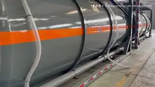 20FT Tank Container ISO container with PE lined   Hydrochloric Acid  Un1789 HCL, Hydrofluoric Acid
