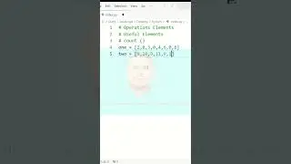 Python Tutorial For Beginners / Python learn / Operations Elements Useful Elements count tage