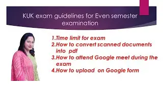 kuk exam updates| kuk exam guidelines even sem|kuk exam instruction ug/pg|2021kuk even sem exam