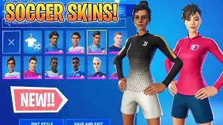 ALL NEW FOOTBALL / SOCCER SKINS! (Free Pel&eacute; Cup Skins!)