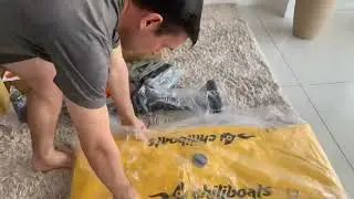 Bikeboat - unboxing. Como recebo meu Bikeboat em casa? Bike aqu&aacute;tica Chiliboats