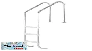 VEVOR Stainless Steel Steps For Swimming Pool 3 Step 265Lb