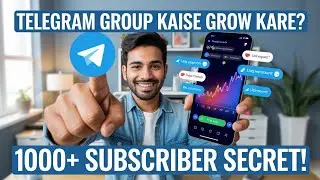 🔵 How to Grow a Telegram Group? 💥 Secret Trick to Get 1000+ Subscribers 🚀 | Telegram Marketing