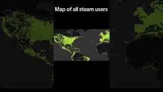 Map of all steam users 😂 💀 #funny #funnymemes #shorts #memes #trending #fypシ゚viral