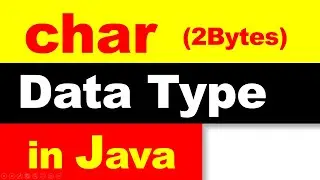 char data type in java