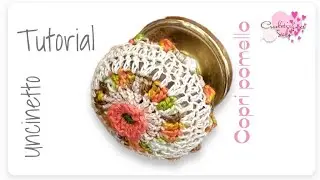 Realizziamo un copri pomello a uncinetto,con rimasugli di cotone 🧶crochet knob cover