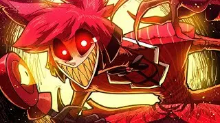 INSANE (A Hazbin Hotel Song) x Villain In Velvet  — Song Lyric Video