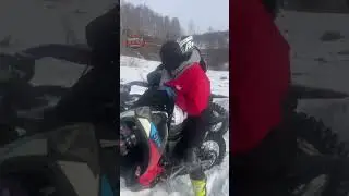 Зимнее Эндуро❄️ #эндуро #enduro #тополя #марийэл #12регион