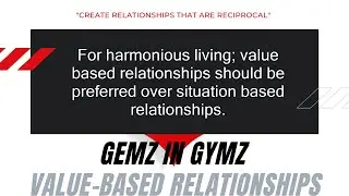 Value-Based Relationships