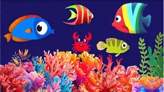 Lullabу and Calming Undersea Animation 🐟Soothing fishes 🐟Baby sleep music #babysleepmusic #261