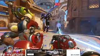 Overwatch Dafran tries to advertise a Hyundai car