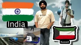 INDIA TO KUWAIT🛩 // JAZEERA AIRLINE✈️ // Exeperince //HoneyRamgarhia1 #kuwait #vairalvideo #travel