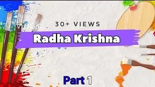 How to draw realistic radhe Krishna colour portrait. #howtodraw #radheradhe #lalomovie #drawing 