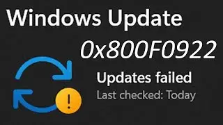 Как исправить код ошибки обновления 0x800f0922 в Windows 11