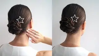 BEAUTIFUL SLEEK BUN TUTORIAL FOR MEDIUM-LONG HAIR