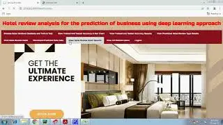 Hotel review analysis for the prediction of business using deep learning approach