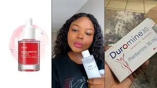 Anua review on a black girl | Duromine (Phentermine) it does work? | Lost 1.2 kg(2.6lb) in 8 days